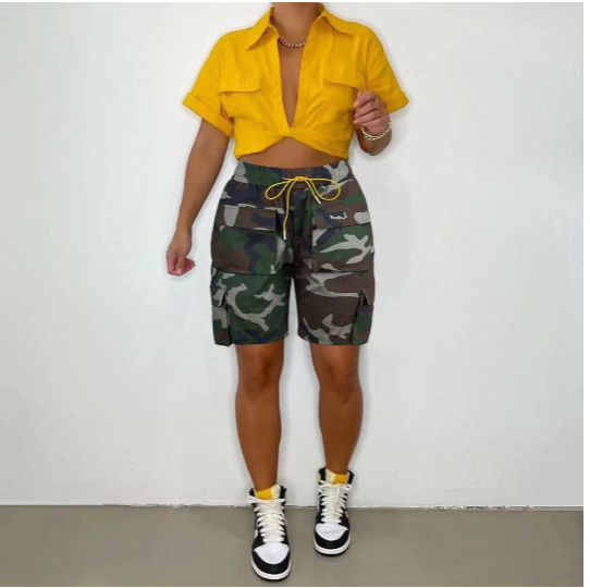 Camouflage Pocket shorts