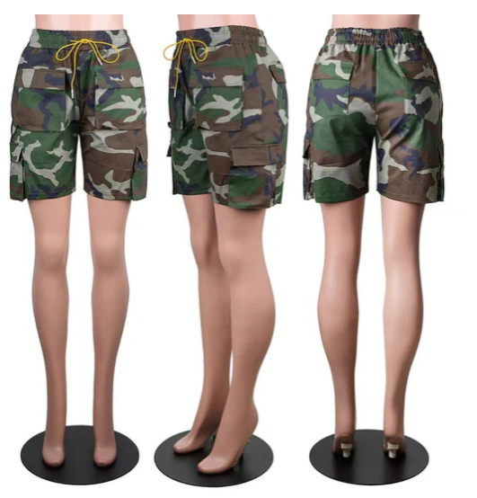 Camouflage Pocket shorts