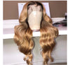 Honey Brown Ombre Colored Body Wave Lace Frontal Wigs - Janine’s Boutique