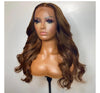 Warm Brown Classic Body Wave Lace Frontal Wig - Janine’s Boutique