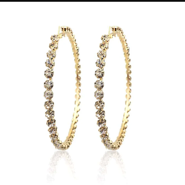 Diamond Rhinestone Earrings