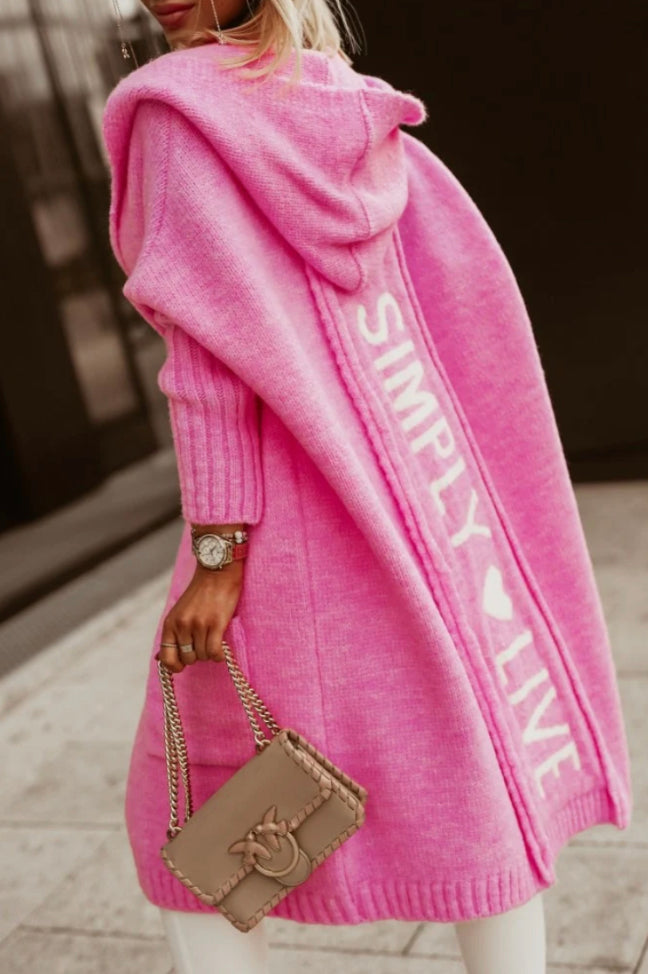CARDIGAN KNITTED SWEATER COAT