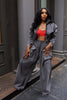 WIDE-LEGGED LOOSE HEAVY DENIM 2PC