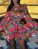 FLORAL DRESS 2PC SET