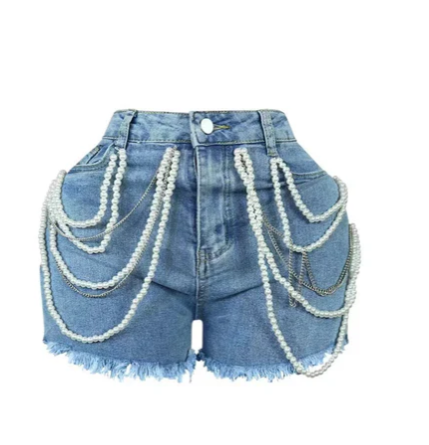 Pearl Denim Shorts