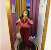 COLOR MATCHING ZIPPER SPORTS 2PC SET