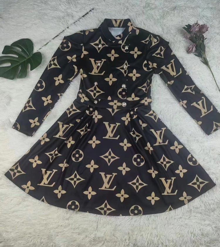 High-end retro Dress