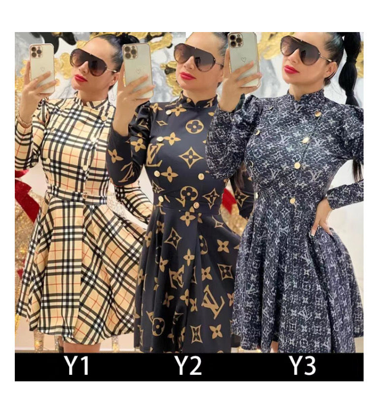 High-end retro Dress