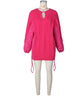 CASUAL LOOSE STITCHING KNITTED DRAWSTRING JACKET