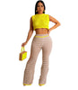 KNITTED OUTDOOR SPORTS AND CASUAL 2PC SET