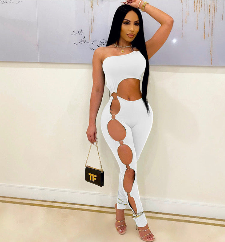 STRAPLESS SEXY JUMPSUIT