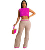 KNITTED OUTDOOR SPORTS AND CASUAL 2PC SET