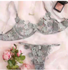 Sexy Lingerie embroidery 2PC suit