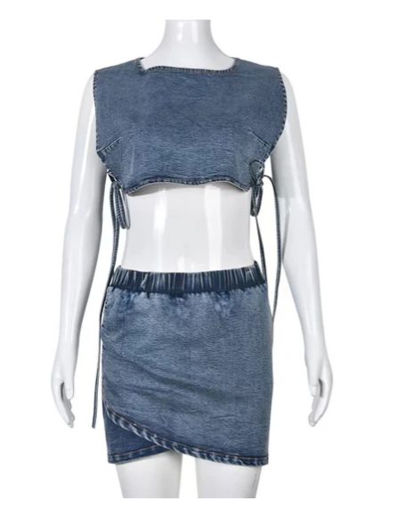 Denim 2PC Set