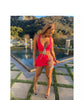 WOMEN'S SEXY BEACH SLEEVELESS SHORT SKIRT SUIT 2PCS