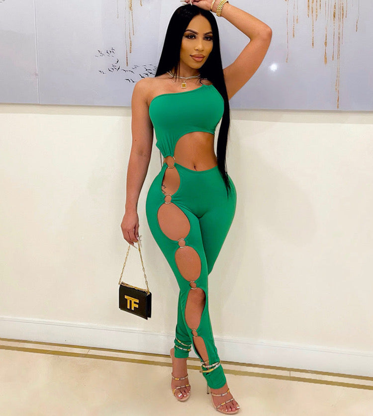 STRAPLESS SEXY JUMPSUIT