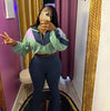 COLOR MATCHING ZIPPER SPORTS 2PC SET