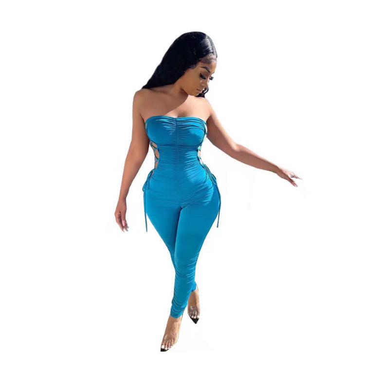 Sexy Pleated Jumpsuit