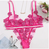 Sexy Lingerie embroidery 2PC suit