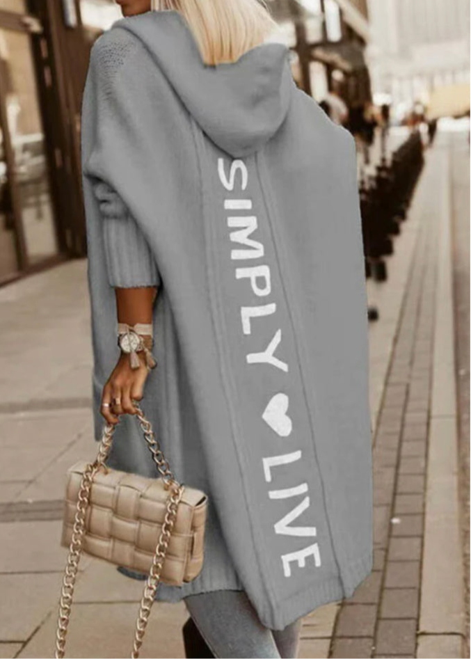 CARDIGAN KNITTED SWEATER COAT