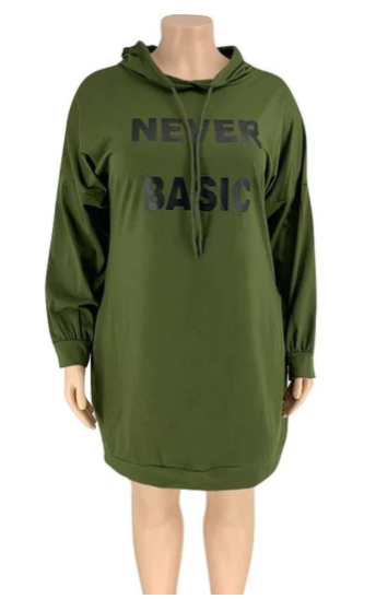 Causal Plus size sweater dress