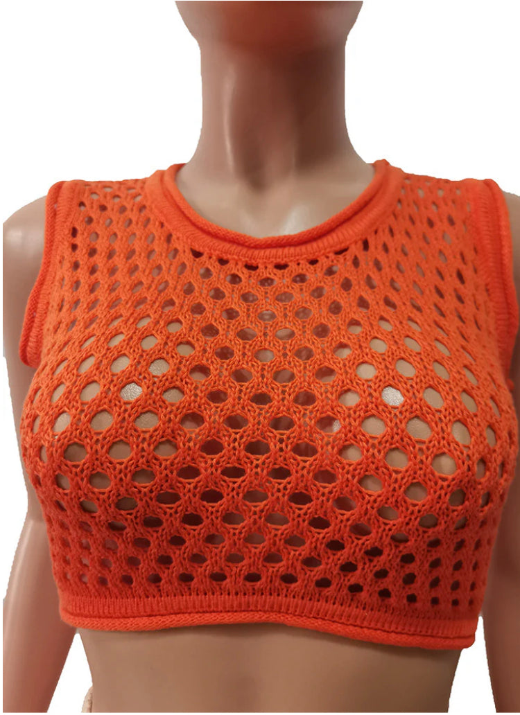 KNITTED OUTDOOR SPORTS AND CASUAL 2PC SET