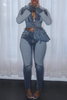 Denim Jean Jacket & Pant 2PC Set