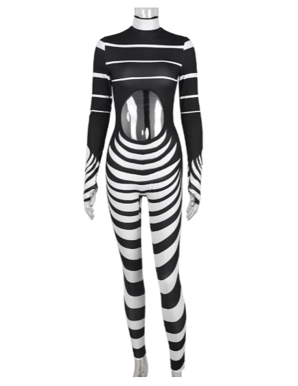 Hollow-out Trendy Jumpsuit