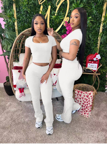 Short sleeve see through 2PC SET