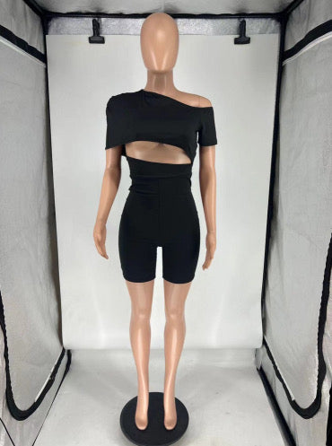 Strapless sexy summer jumpsuit