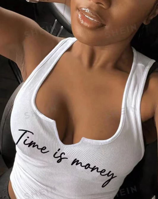 Sexy Printed V-Neck T-Shirts