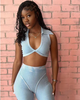 Sleeveless Trousers Casual Suit 2 PC Set