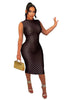 Sexy Grid Dress