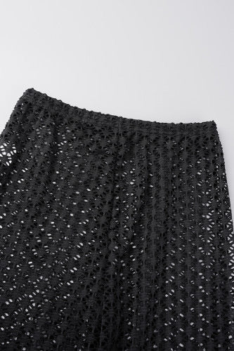Crop Tops And Flare Leg Pants 2PC Sets