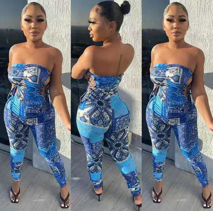 Sexy Pleated Jumpsuit