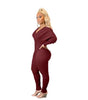 SLIM FIT SEXY SOLID JUMPSUIT