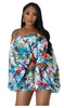 Off-the-shoulder loose Skirtr