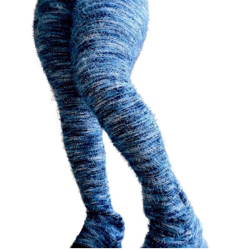 COLORFUL STRIPED FLUFFY PERSONALIZED PANTS