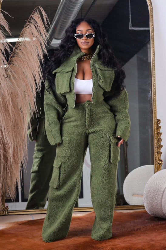 POLOR FLEECE THREE-DIMENSIONAL ZIPPER SET