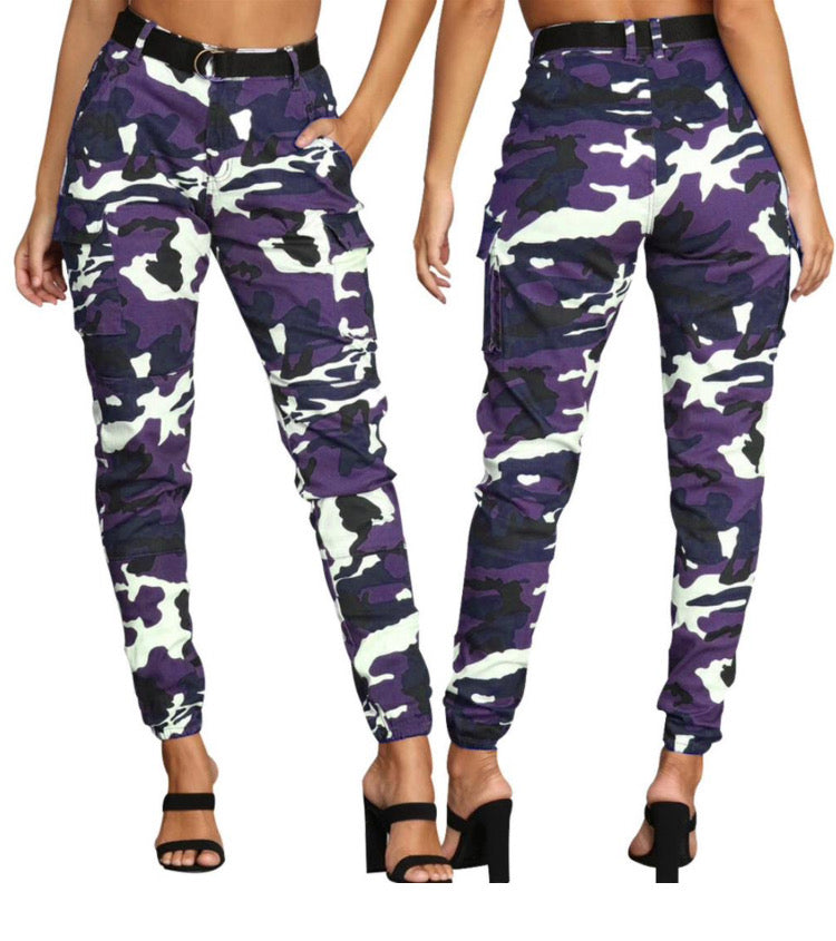 MULTI-POCKET CAMOUFLAGE PANTS