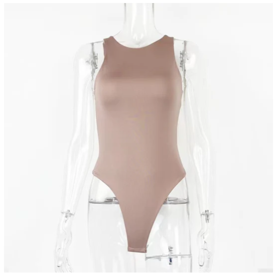 Tight sleeveless Jumpsuit