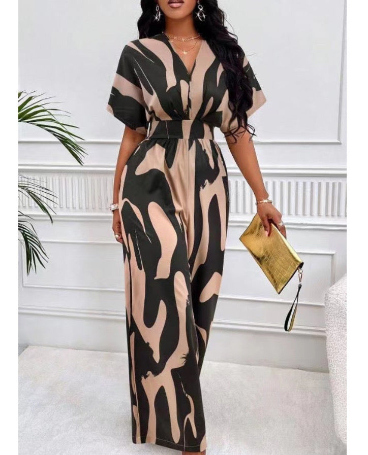 Casual Silk Jumpsuit