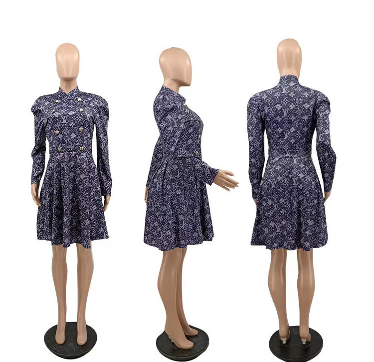 High-end retro Dress