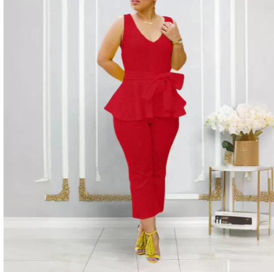 Embroidered Cotton Bandage 2PC Set