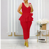 Embroidered Cotton Bandage 2PC Set