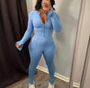 SOLID COLOR LONG-SLEEVED TROUSERS 2PC SET