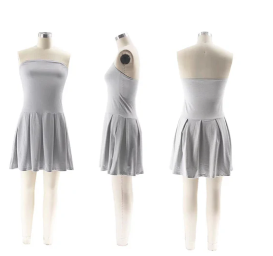 Strapless Tube Top Dress