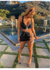 WOMEN'S SEXY BEACH SLEEVELESS SHORT SKIRT SUIT 2PCS