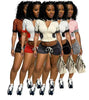 SLIM-FIT AND SLIM SHORT-SLEEVED SPORTS SHORTS 2PC SET