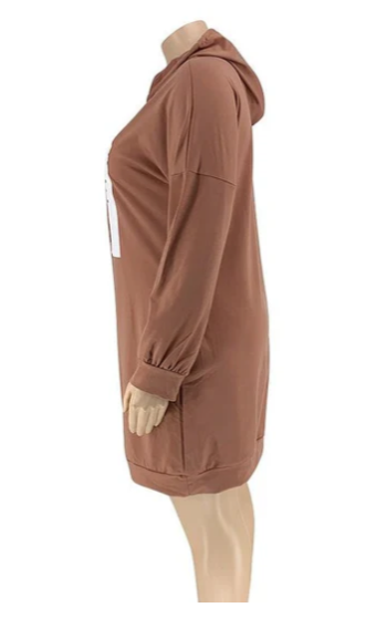 Causal Plus size sweater dress